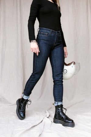 SPODNIE JEANS BROGER CALIFORNIA LADY RAW NAVY W24L30