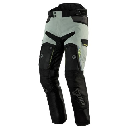 SPODNIE TEKSTYLNE REBELHORN PATROL GREY/BLACK/FLO YELLOW XS