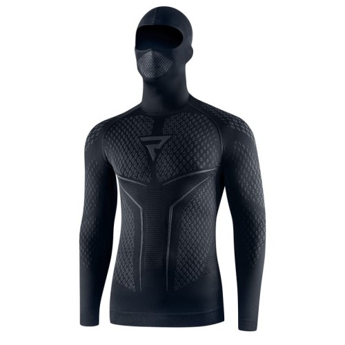 Przejdź do produktu KOSZULKA TERMOAKTYWNA REBELHORN Z KOMINIARKĄ THERM II 2W1 BLACK/GREY 