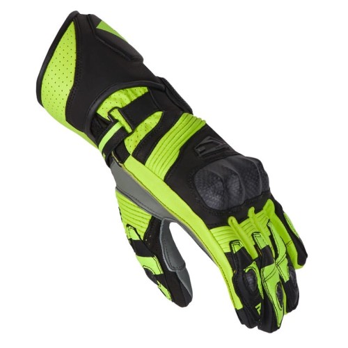 Przejdź do produktu RĘKAWICE SKÓRZANE REBELHORN FIGHTER BLACK/FLUO YELLOW