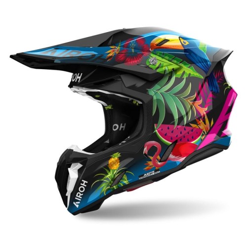 Przejdź do produktu KASK AIROH TWIST 3 AMAZONIA GLOSS 