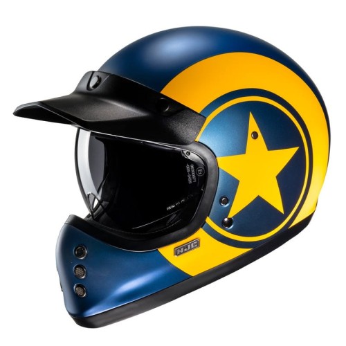 Przejdź do produktu KASK HJC V60 NYX BLUE/YELLOW 