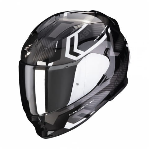 Przejdź do produktu SCORPION KASK EXO-491 SPIN BLACK-WHITE