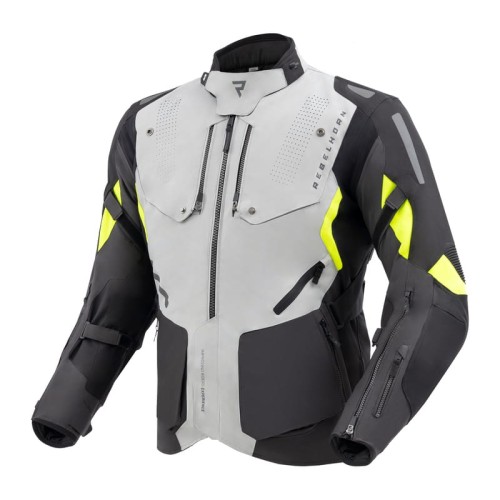 Przejdź do produktu KURTKA TEKSTYLNA REBELHORN HIKER IV BLACK/GREY/FLUO YELLOW