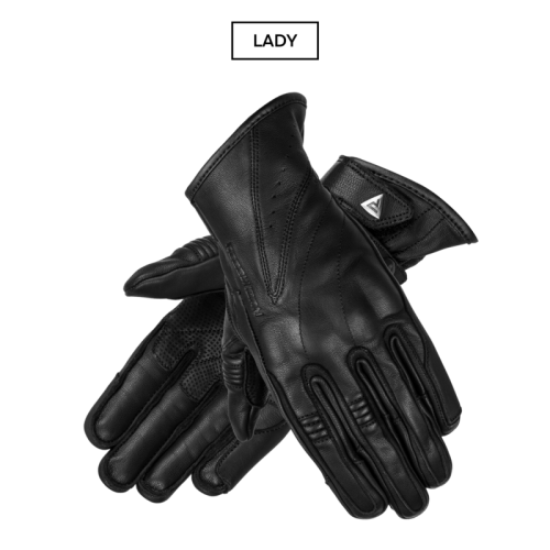 Przejdź do produktu RĘKAWICE MOTOCYKLOWE DAMSKIE REBELHORN RUNNER BLACK WXS