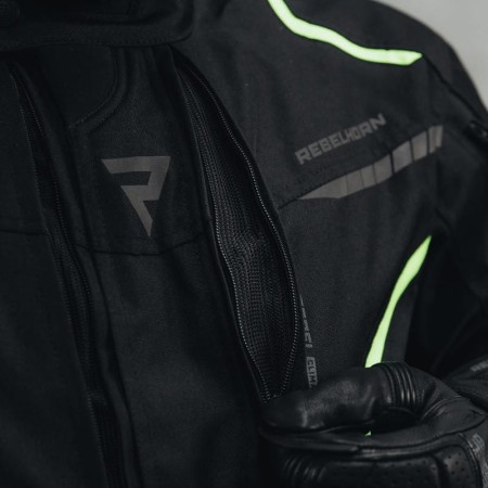 KURTKA MOTOCYKLOWA TEKSTYLNA REBELHORN HIKER 3 BLACK