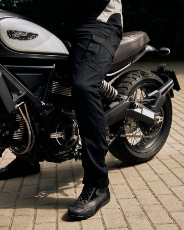 JEANSY MOTOCYKLOWE OZONE SHADOW 2 BLACK 28/34