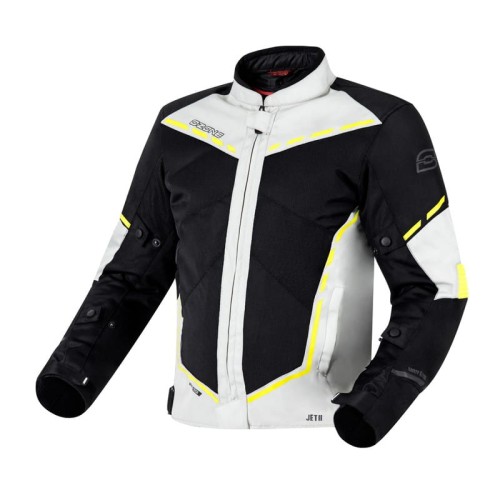 Przejdź do produktu KURTKA MOTOCYKLOWA TEKSTYLNA OZONE JET 2 BLACK FLUO YELLOW