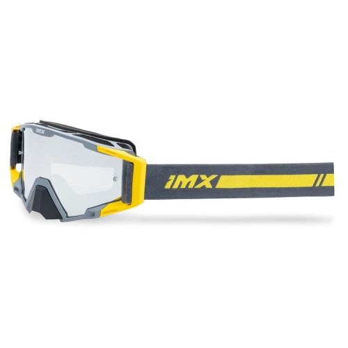 Przejdź do produktu GOGLE IMX SAND GREY MATT/FLUO YELLOW - SZYBA SILVER IRIDIUM + CLEAR (2 SZYBY W ZESTAWIE)