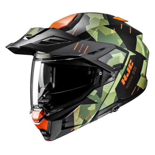Przejdź do produktu KASK MOTOCYKLOWY HJC I80 ROKI BLACK GREEN