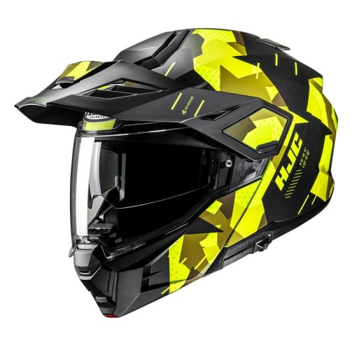 Przejdź do produktu KASK MOTOCYKLOWY HJC I80 ROKI BLACK YELLOW