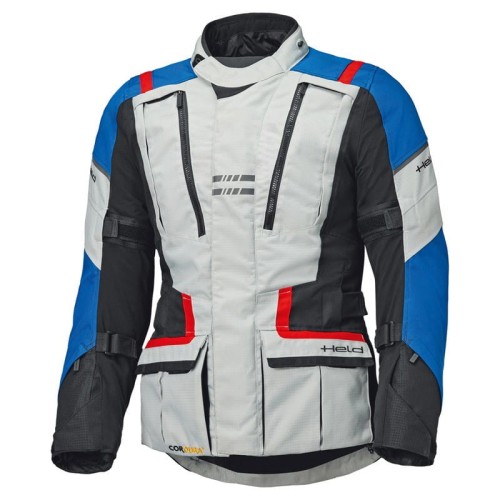 Przejdź do produktu KURTKA MOTOCYKLOWA TEKSTYLNA HELD HAKUNA MATATA 3 GREY BLUE