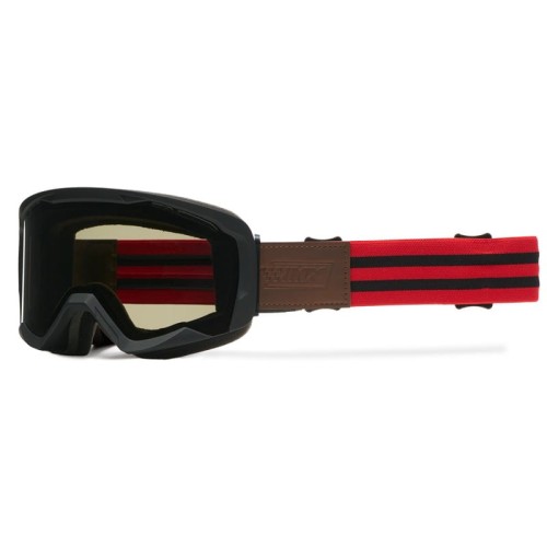 Przejdź do produktu GOGLE IMX ENDURANCE RUST MATT BLACK /RED - SZYBA DARK SMOKE + CLEAR (2 SZYBY W ZESTAWIE)