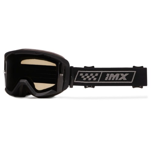 Przejdź do produktu GOGLE IMX ENDURANCE RACE MATT BLACK /GREY - SZYBA DARK SMOKE + CLEAR (2 SZYBY W ZESTAWIE)