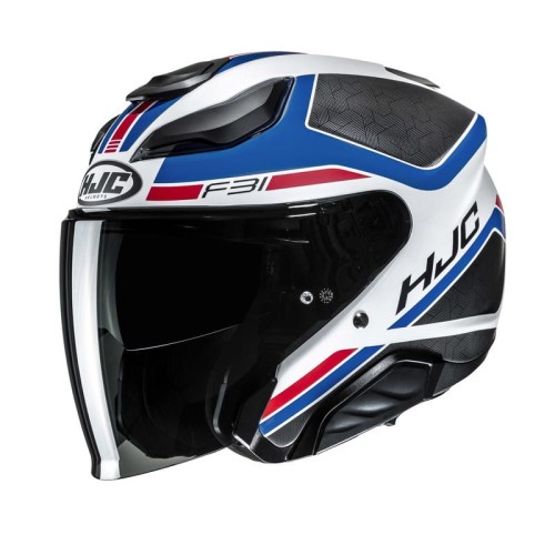 Przejdź do produktu KASK MOTOCYKLOWY HJC F31 CERON BLACK WHITE