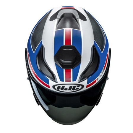 KASK MOTOCYKLOWY HJC F31 CERON BLACK WHITE