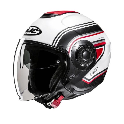 Przejdź do produktu KASK MOTOCYKLOWY HJC I40N LINIA WHITE BLACK