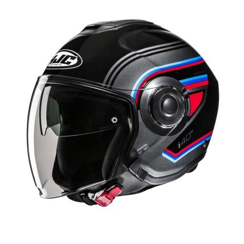 Przejdź do produktu KASK MOTOCYKLOWY HJC I40N LINIA BLACK GREY