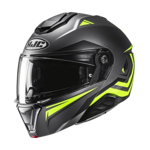 Przejdź do produktu KASK MOTOCYKLOWY HJC I91 TRICUS BLACK YELLOW