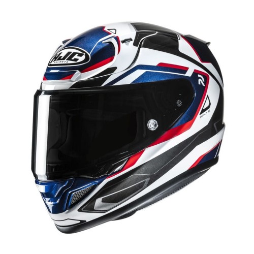 Przejdź do produktu KASK MOTOCYKLOWY HJC RPHA12 BRELS BLACK WHITE BLUE