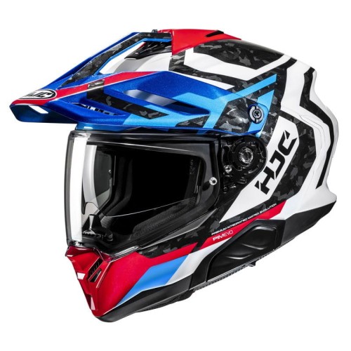 Przejdź do produktu KASK MOTOCYKLOWY HJC RPHA60 DAKAR BLUE WHITE