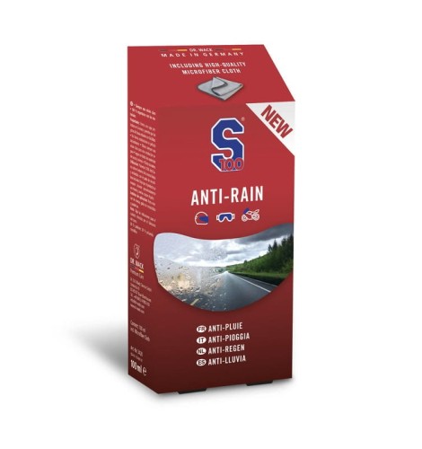 Przejdź do produktu WYCIERACZKA W SPRAYU S100 ANTI-RAIN + ŚCIERECZKA Z MIKROFIBRY S100 ANTI-RAIN 100 ML