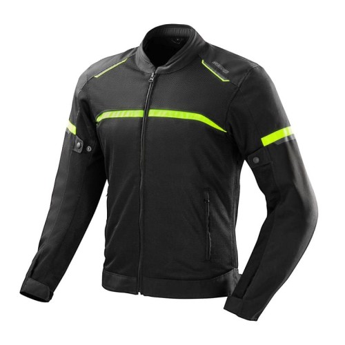 Przejdź do produktu KURTKA MOTOCYKLOWA TEKSTYLNA OZONE NEO AIR BLACK FLUO YELLOW