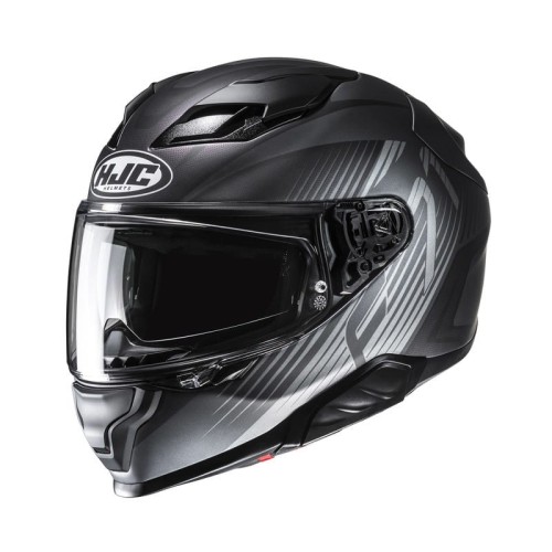 Przejdź do produktu KASK MOTOCYKLOWY HJC F71 CATOS BLACK GREY