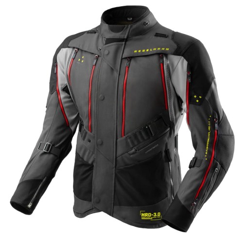 Przejdź do produktu KURTKA MOTOCYKLOWA TEKSTYLNA REBELHORN HARDY 3.0 DARK GREY BLACK FLUO YELLOW
