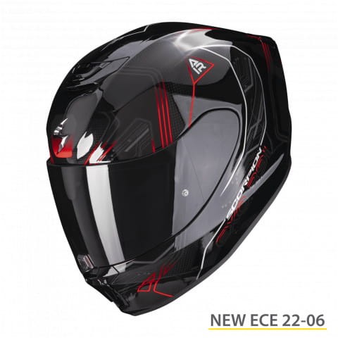 Przejdź do produktu SCORPION KASK EXO-391 SPADA BK-NEON RED