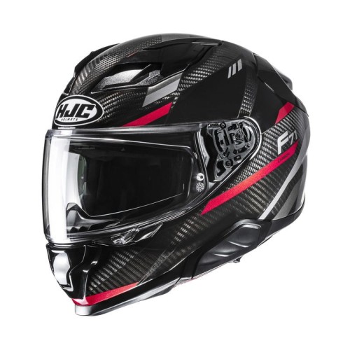 Przejdź do produktu KASK MOTOCYKLOWY HJC F71 CARBON ESIRA BLACK RED