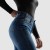 JEANSY MOTOCYKLOWE DAMSKIE REBELHORN CLASSIC WASHED BLUE MONOLAYER 24/28