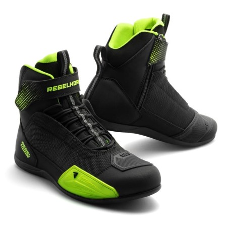 BUTY MOTOCYKLOWE REBELHORN SWIFT BLACK FLUO YELLOW