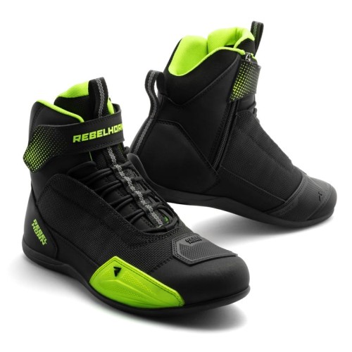 Przejdź do produktu BUTY MOTOCYKLOWE REBELHORN SWIFT BLACK FLUO YELLOW