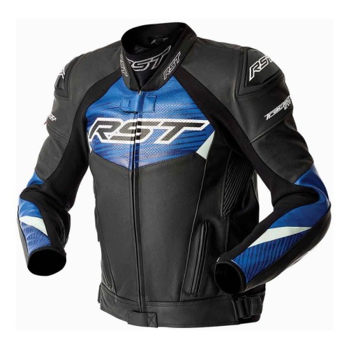Przejdź do produktu KURTKA MOTOCYKLOWA SKÓRZANA RST TRACTECH EVO D3O BLACK BLUE