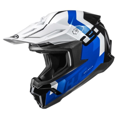 Przejdź do produktu KASK MOTOCYKLOWY HJC C50 PRIMAL WHITE BLUE