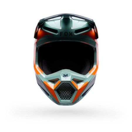KASK MOTOCYKLOWY FOX V1 IMAGE PRINT ARCTIC BLUE