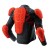 KURTKA MOTOCYKLOWA SKÓRZANA REBELHORN VANDAL 2 BLACK GREY FLUO RED 46