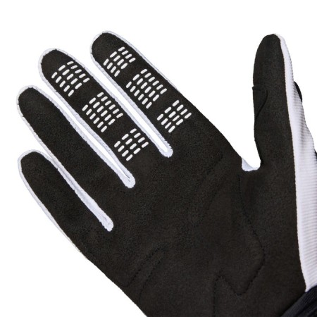 RĘKAWICE MOTOCYKLOWE JUNIOR FOX 180 NOBLE BLACK WHITE YXS