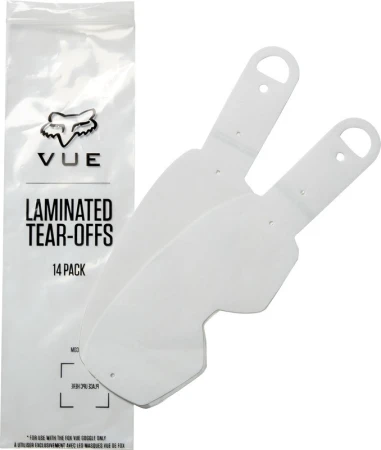 ZRYWKI DO GOGLI FOX VUE TEAR OFFS (14 SZT.), LAMINOWANE