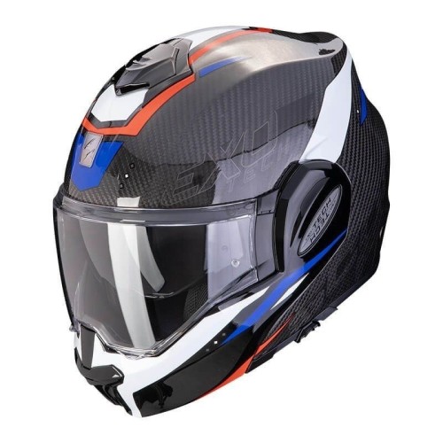 Przejdź do produktu Kask SCORPION EXO-TECH EVO CARBON ROVER Black-Red-White