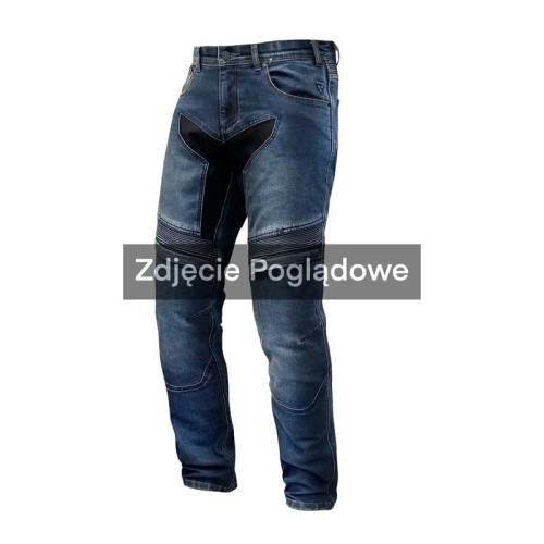 Przejdź do produktu JEANSY MOTOCYKLOWE REBELHORN EAGLE 4 WASHED BLUE SLIM FIT 28/32
