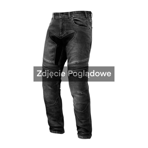 Przejdź do produktu JEANSY MOTOCYKLOWE REBELHORN EAGLE 4 BLACK SLIM FIT 28/32
