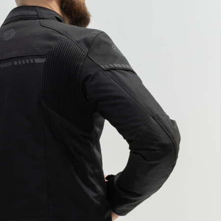 KURTKA MOTOCYKLOWA TEKSTYLNA BROGER GRID BLACK