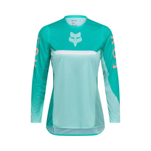 Przejdź do produktu BLUZA MOTOCYKLOWA DAMSKA FOX FLEXAIR FRACTURE AQUA