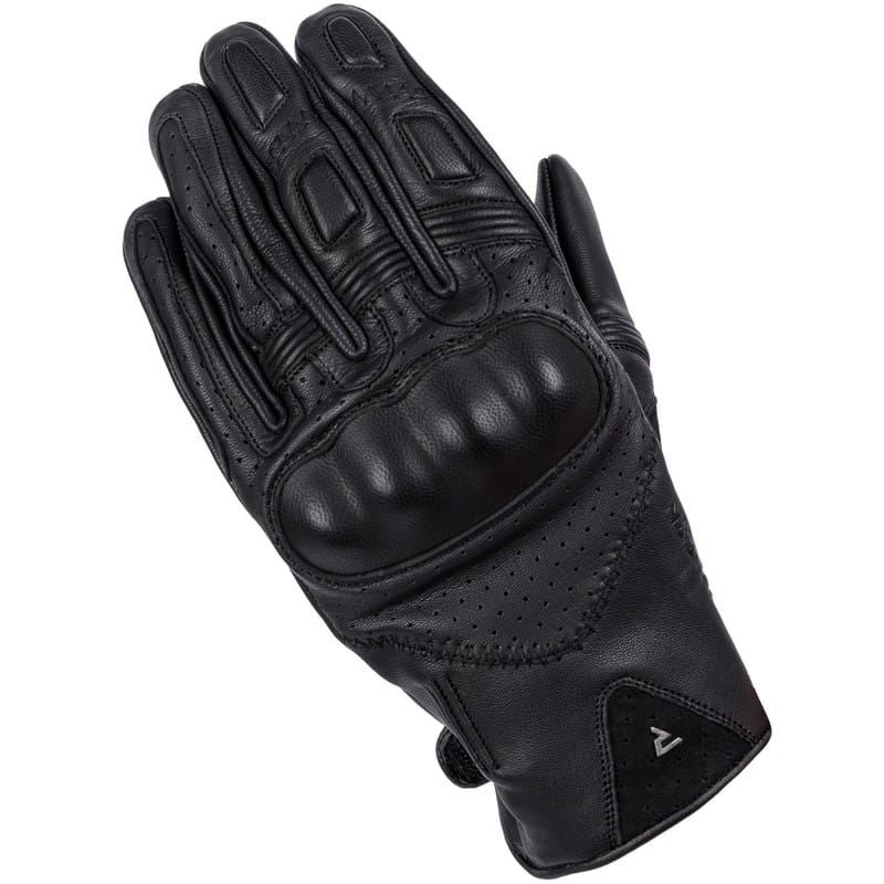 RĘKAWICE SKÓRZANE REBELHORN THUG II PERFOROWANE BLACK XS