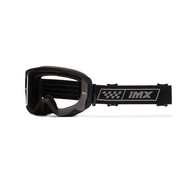GOGLE IMX ENDURANCE RACE MATT BLACK /GREY - SZYBA DARK SMOKE + CLEAR (2 SZYBY W ZESTAWIE)